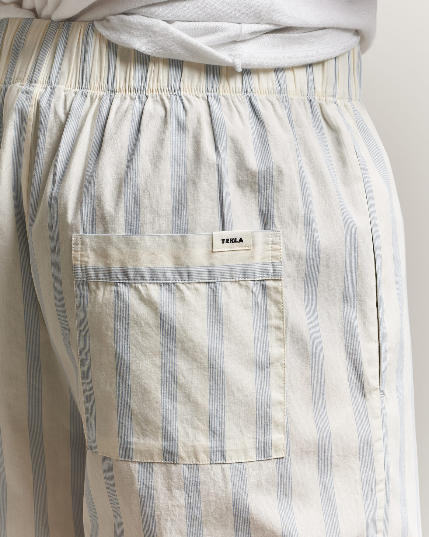 Herre | Pyjamas & Morgenkåber | Tekla | Poplin Pyjama Pants Needle Stripes