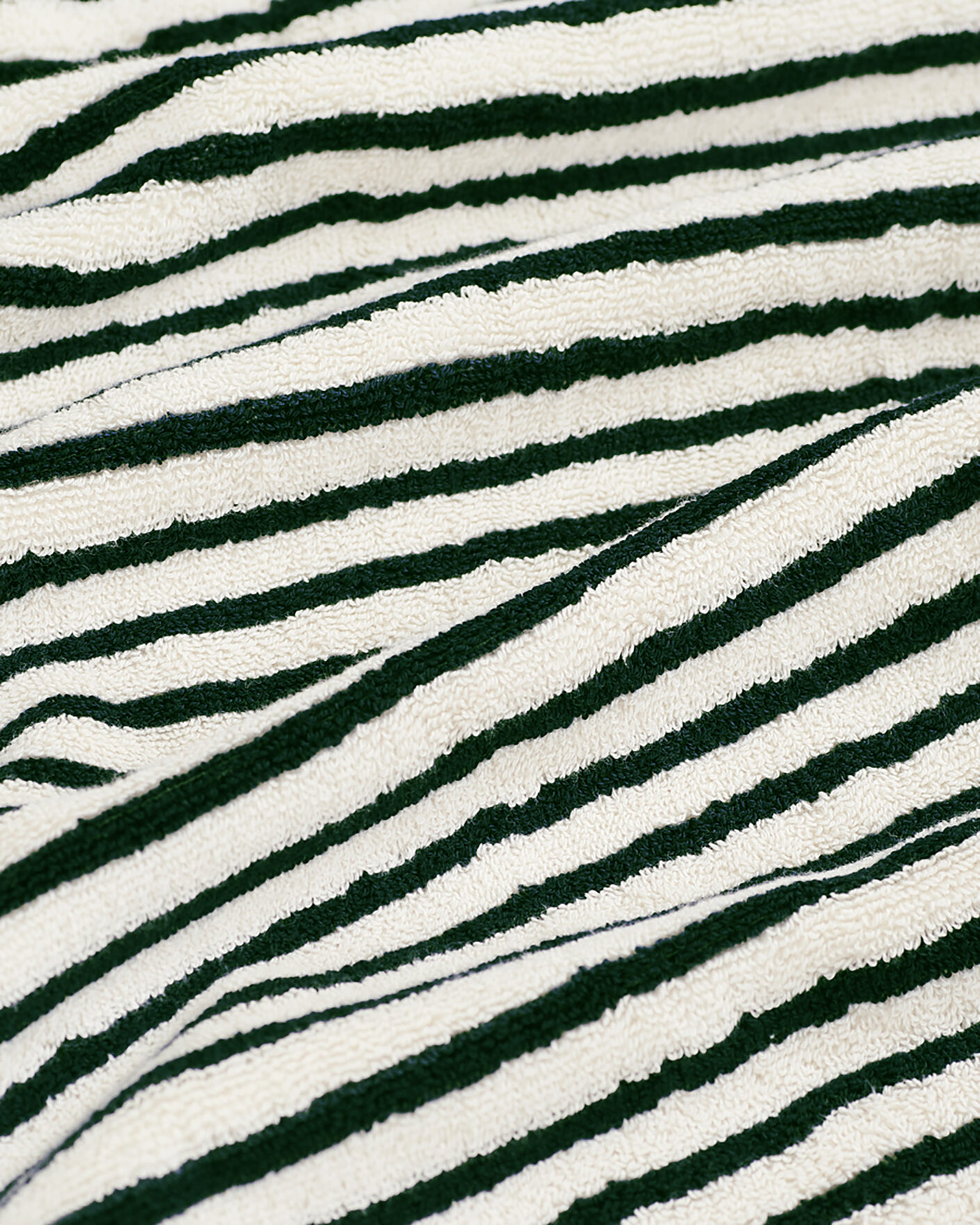Herre | Tekstiler | Tekla | Organic Terry Hand Towel Racing Green Stripes