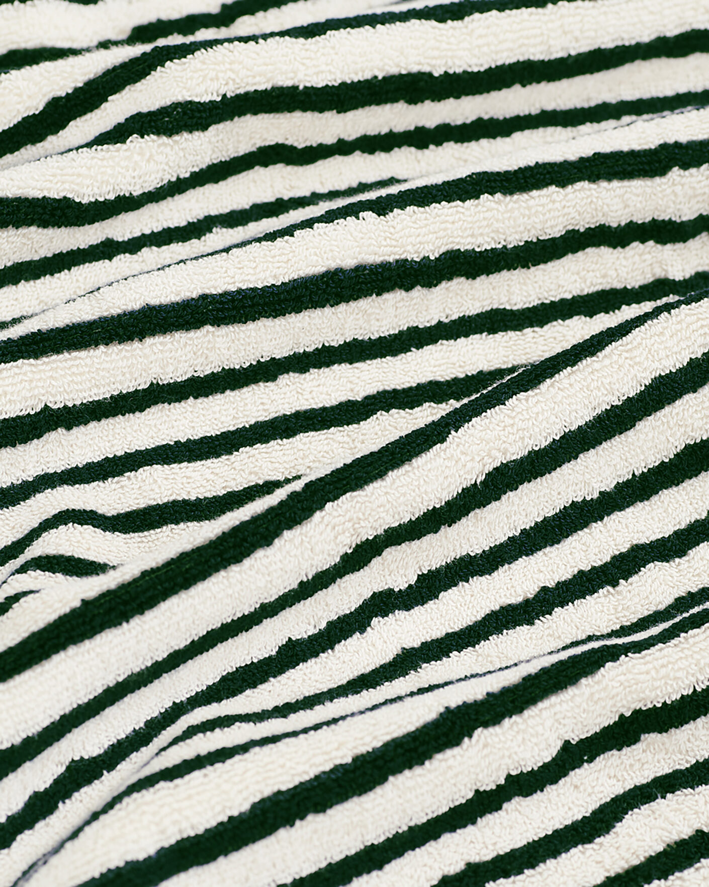 Herre | Tekstiler | Tekla | Organic Terry Bath Towel Racing Green Stripes
