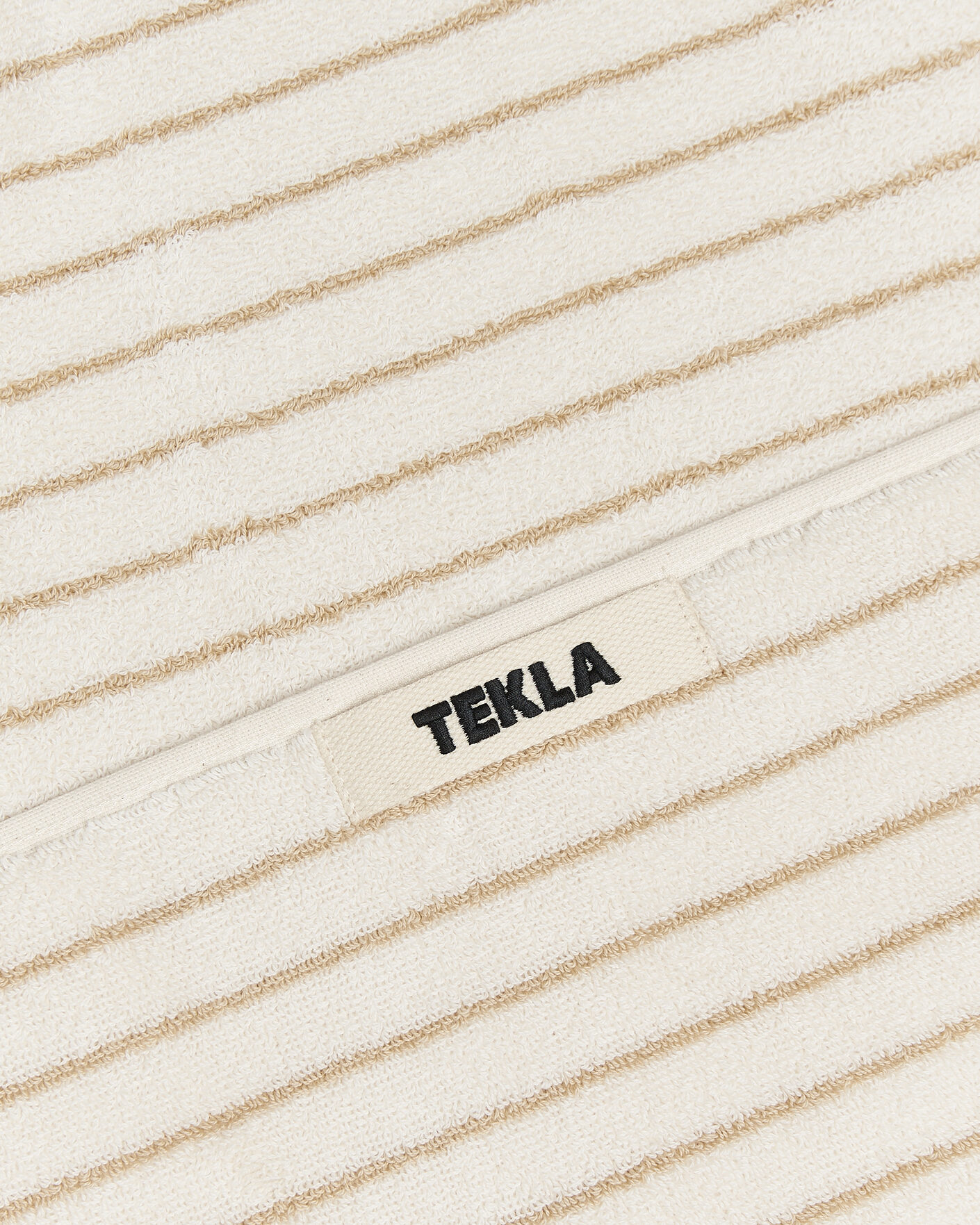 Herre | Tekstiler | Tekla | Organic Terry Bath Towel Sienna Stripes