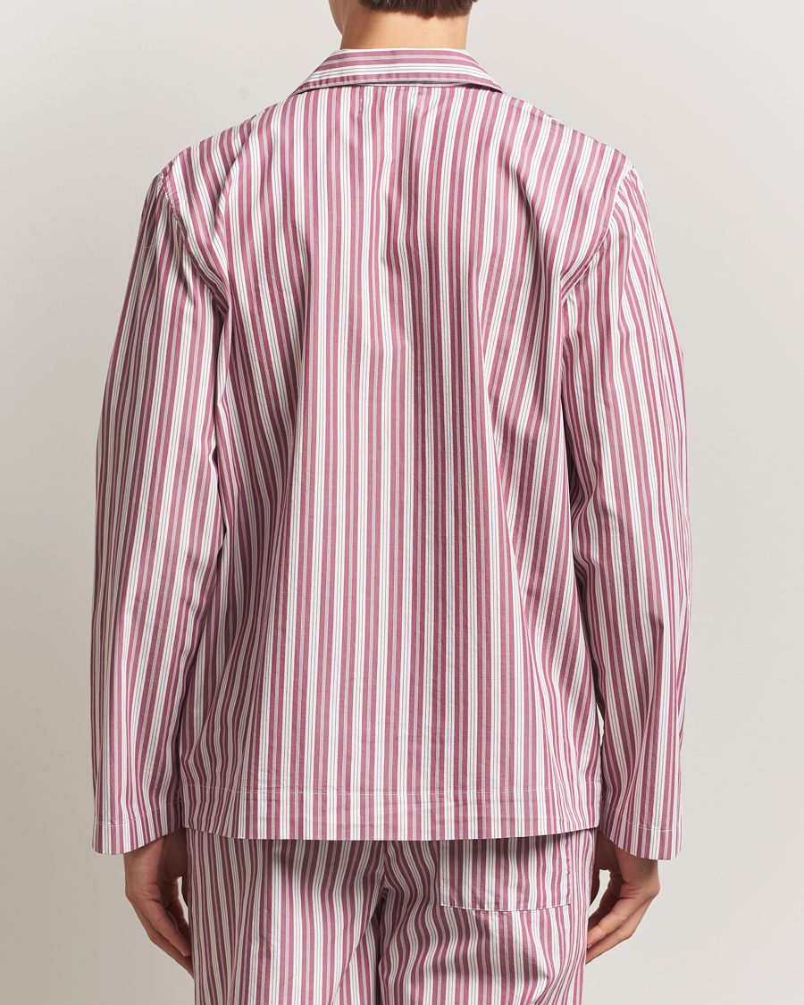 Herre | Pyjamas & Morgenkåber | Tekla | Poplin Pyjama Shirt Rhubarb Stripes