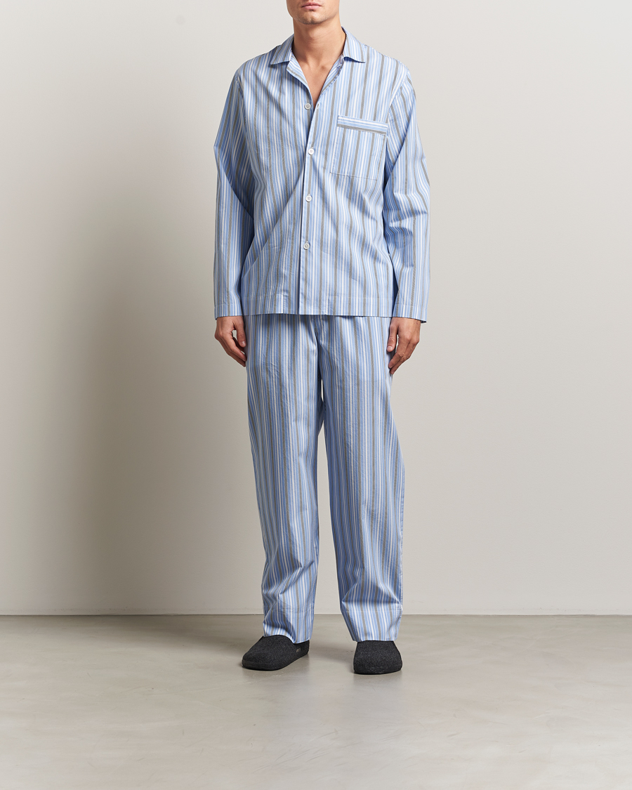 Herre | Pyjamas & Morgenkåber | Tekla | Poplin Pyjama Pants Stave Stripes