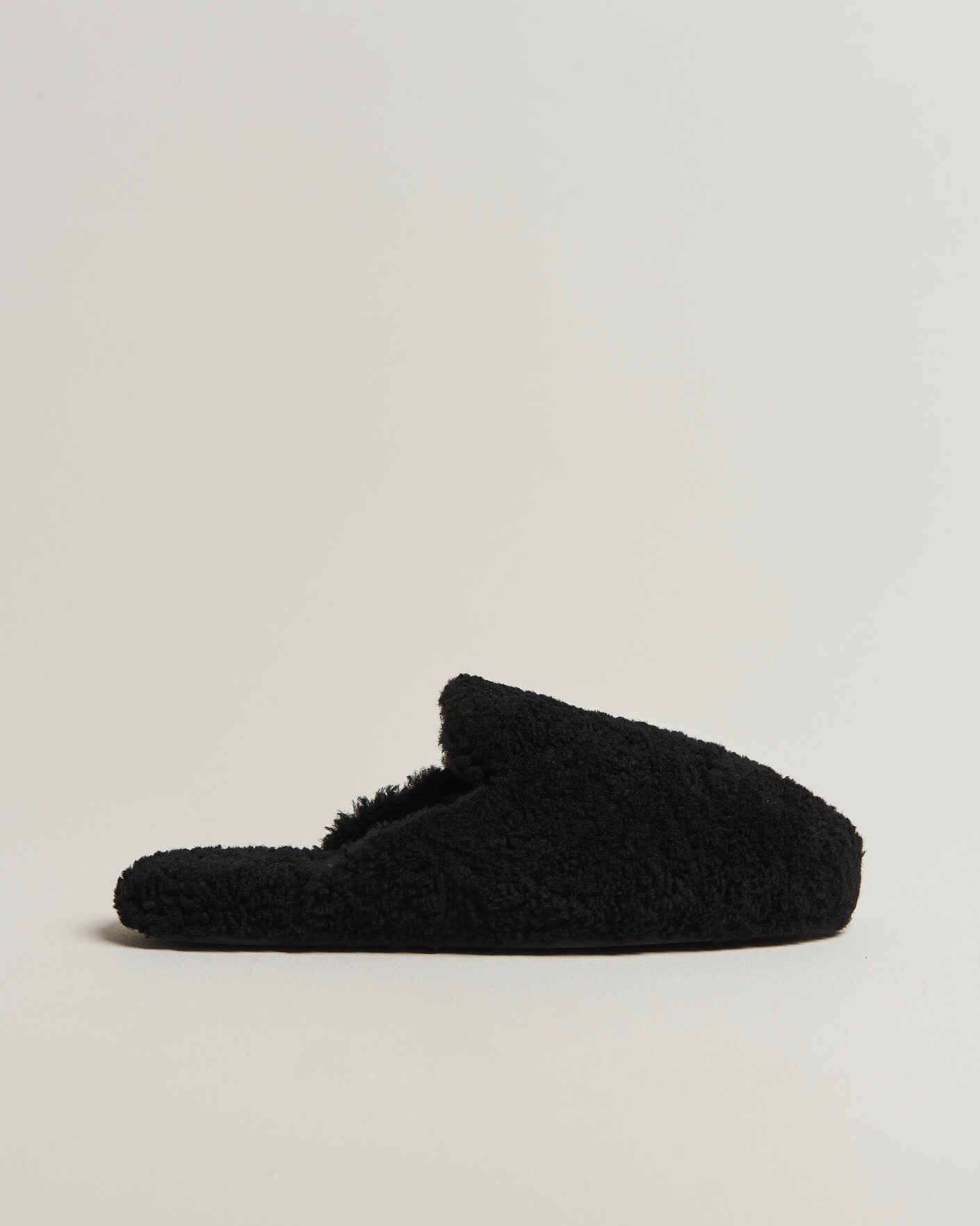 Herre | Sandaler & Hjemmesko | Tekla | Lambswool Shearling Slippers Black
