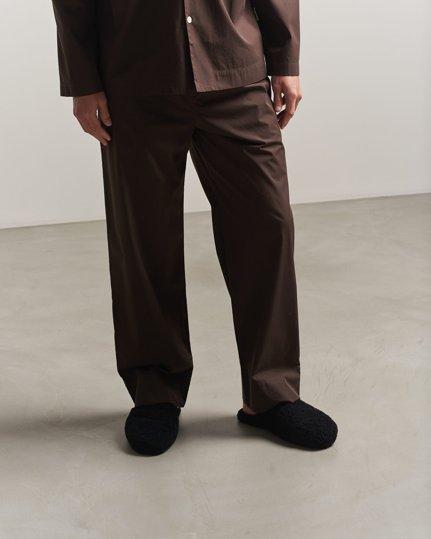 Herre | Sandaler & Hjemmesko | Tekla | Lambswool Shearling Slippers Black