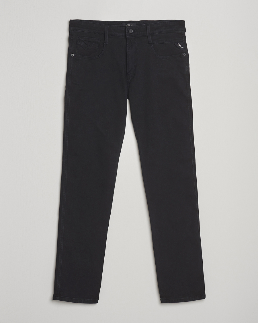 Herre | Jeans | Replay | Anbass Powerstretch Jeans Black