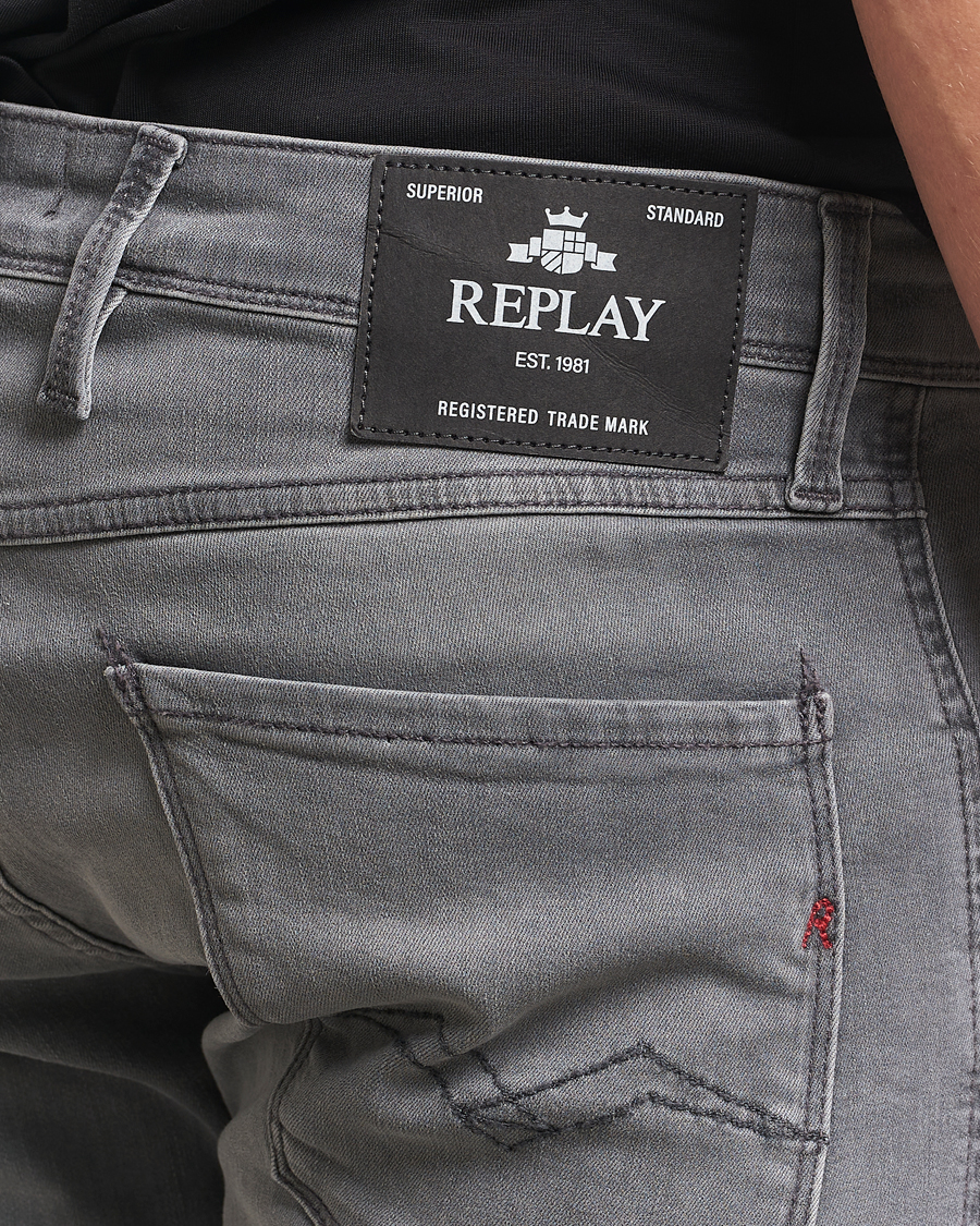 Herre | Jeans | Replay | Anbass Powerstretch Jeans Grey