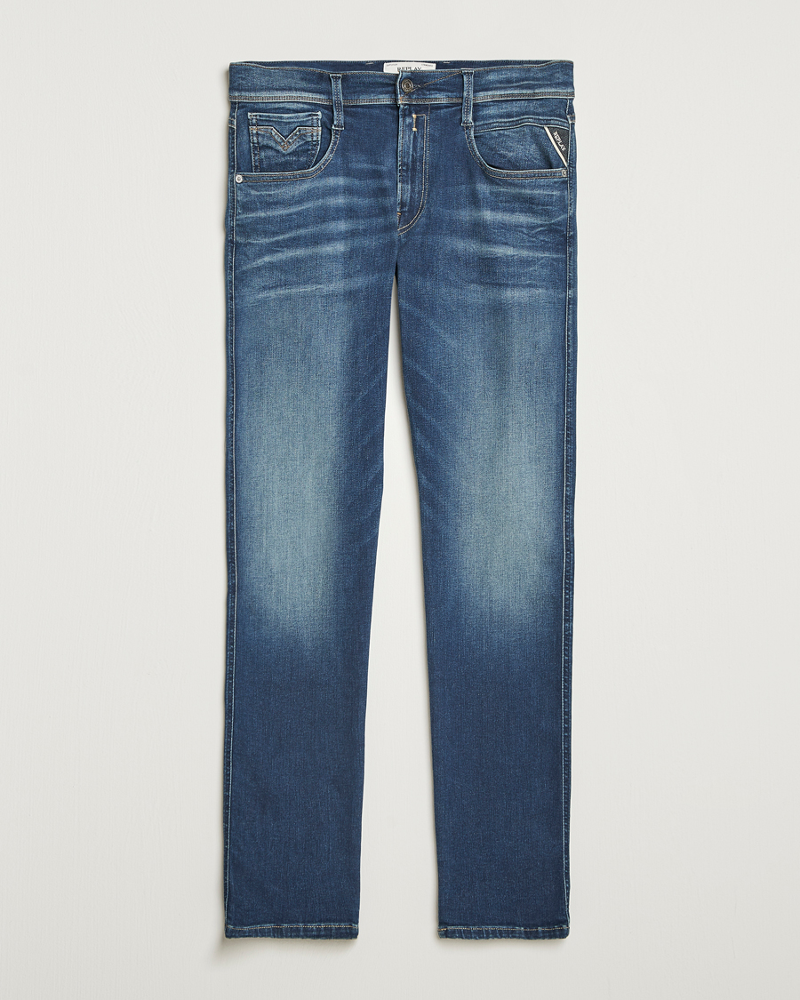 Herre | Jeans | Replay | Anbass Hyperflex Dust Jeans Dark Blue