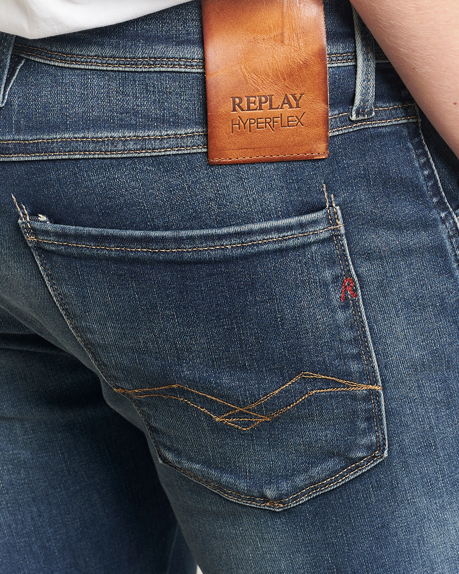 Herre | Jeans | Replay | Anbass Hyperflex Dust Jeans Dark Blue
