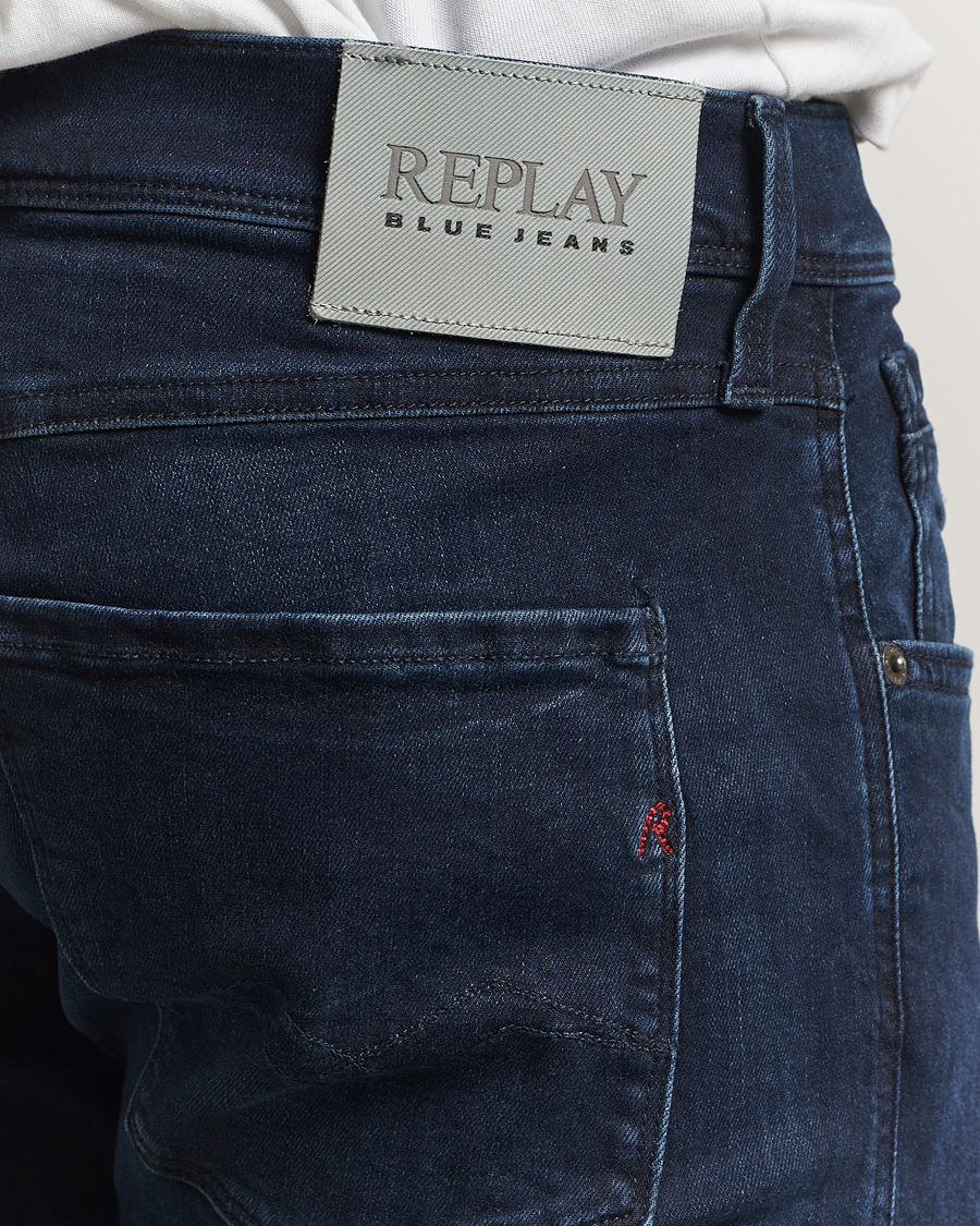 Herre | Jeans | Replay | Anbass Hyperflex Dust Jeans Blue Black