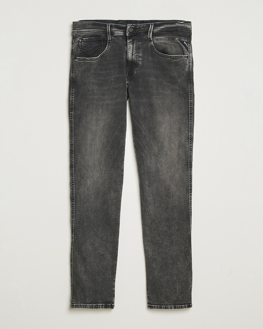 Herre | Jeans | Replay | Anbass Hyperflex Original Jeans Washed Black