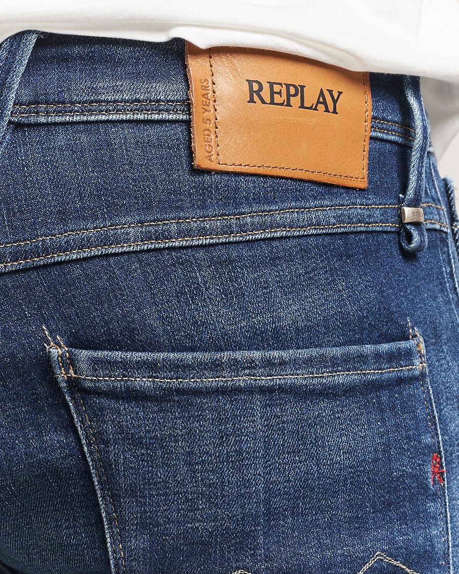 Herre | Jeans | Replay | Anbass 5 Years Wash Jeans Medium Blue