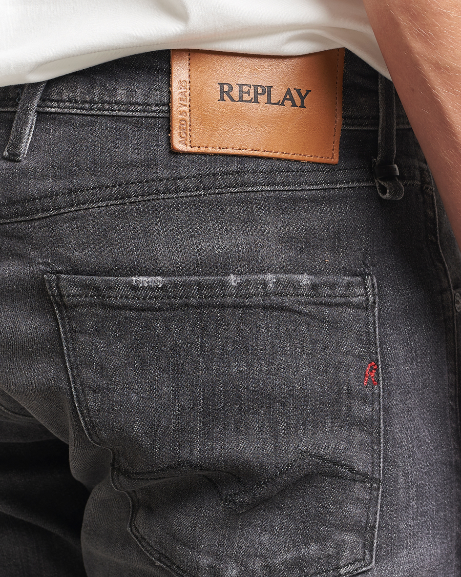 Herre | Jeans | Replay | Anbass 5 Years Wash Jeans Washed Black