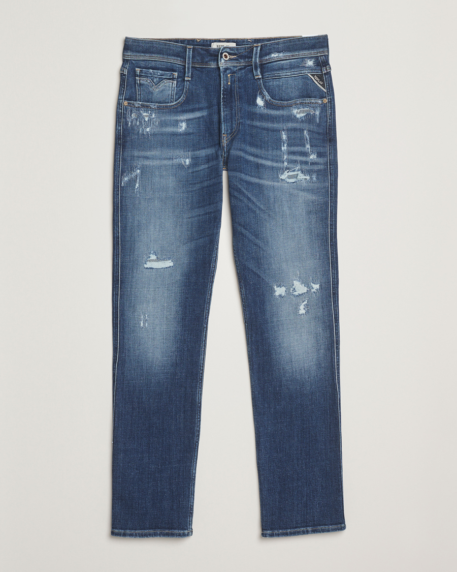 Herre | Jeans | Replay | Anbass 10 Years Wash Jeans Medium Blue