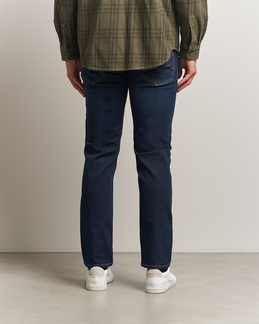 Herre | Jeans | Replay | Grover Powerstretch Jeans Dark Blue