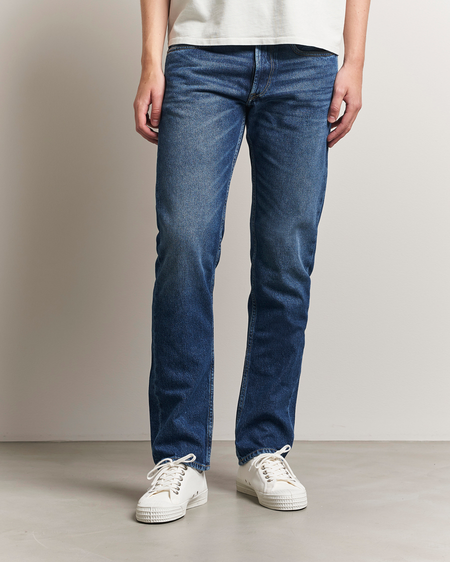 Herre | Jeans | Replay | Grover Straight Fit Rigid Jeans Medium Blue