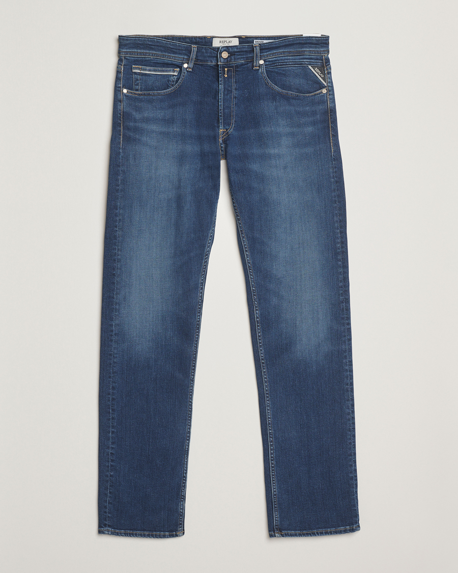 Herre | Jeans | Replay | Grover Super Stretch Bio Jeans Medium Blue
