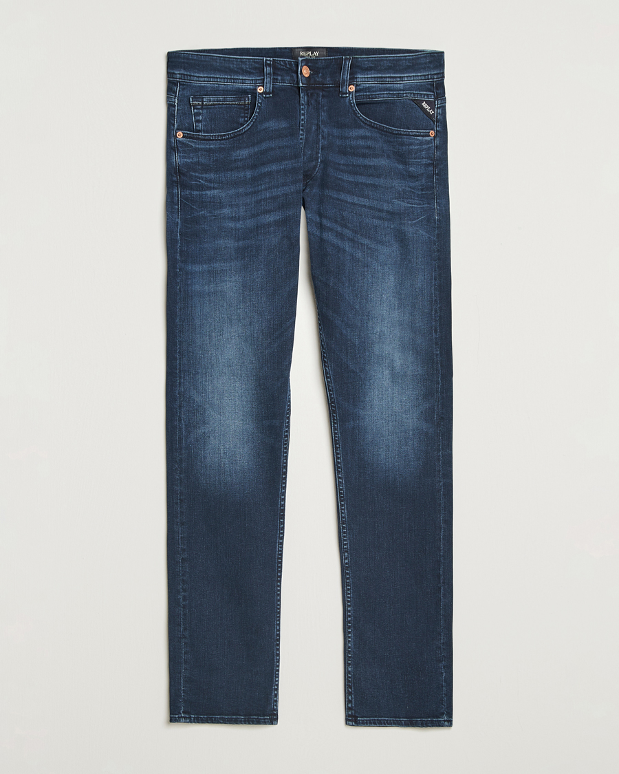 Herre | Jeans | Replay | Grover Super Stretch Bio Jeans Blue Black