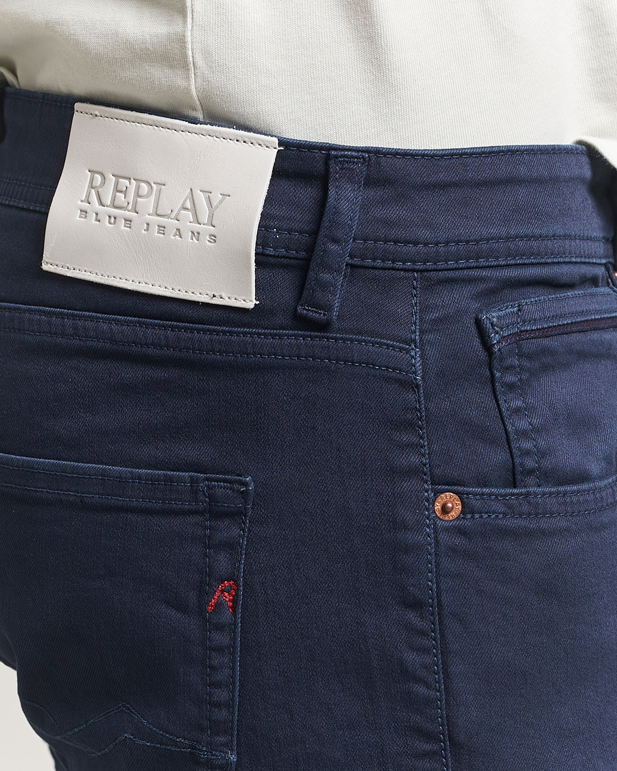 Herre | Bukser | Replay | Grover Bullstretch 5-Pocket Pants Navy