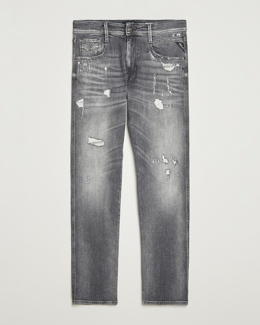 Herre | Jeans | Replay | Anbass 10 Years Wash Jeans Dark Grey