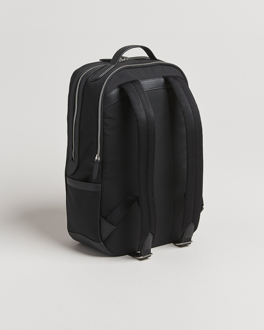 Herre | Tasker | Smythson | Canvas Norton Backpack Black
