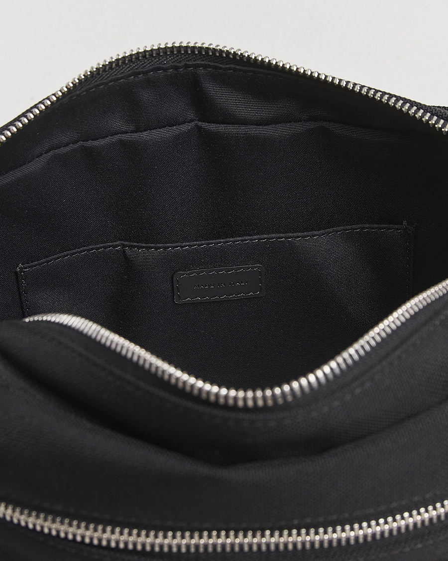 Herre | Tasker | Smythson | Canvas Norton Crossbody Bag Black