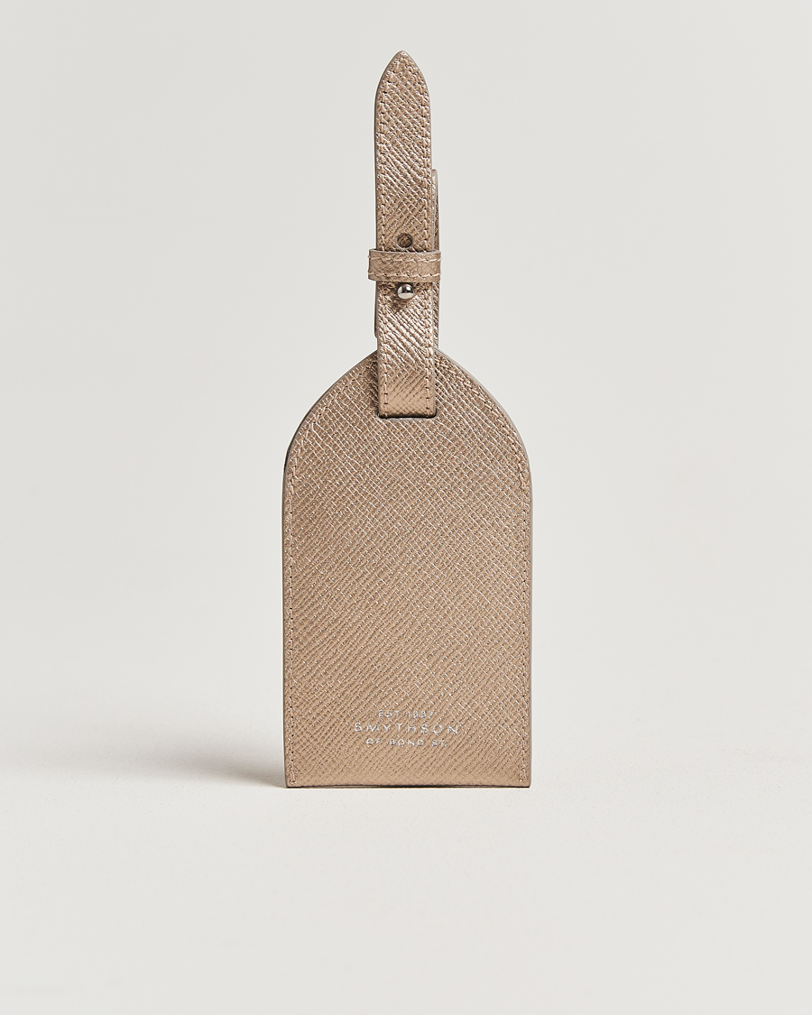 Herre | Til hjemmet | Smythson | Panama Leather Luggage Tag Bronze