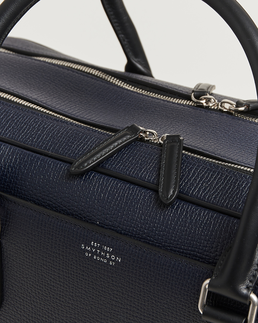 Herre | Tasker | Smythson | Ludlow 48 Hours Travel Bag Navy