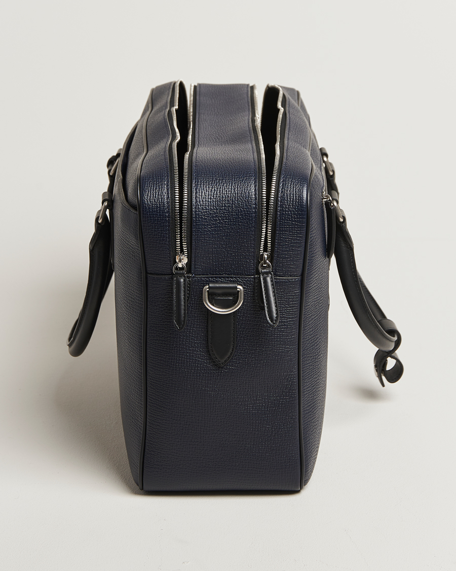 Herre | Tasker | Smythson | Ludlow 48 Hours Travel Bag Navy
