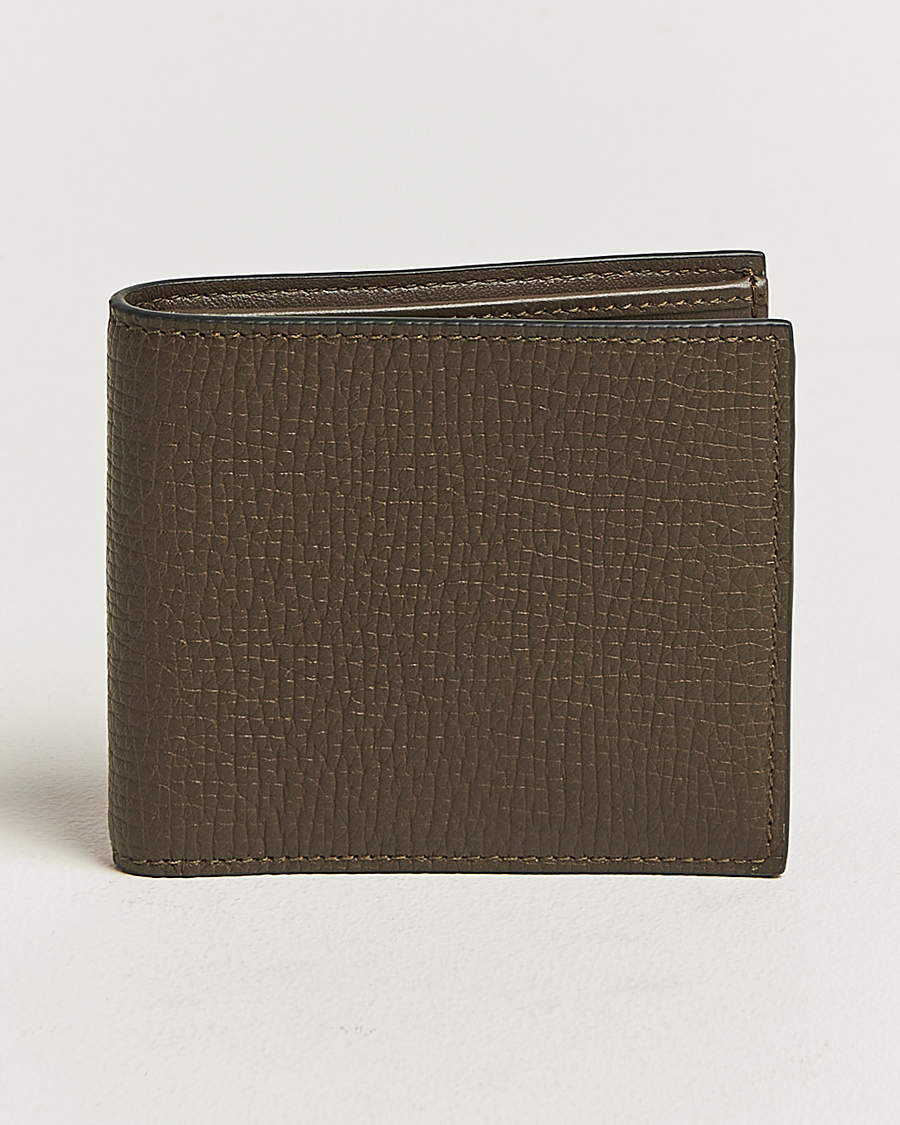 Herre | Punge | Smythson | Ludlow 6 Card Wallet Dark Olive