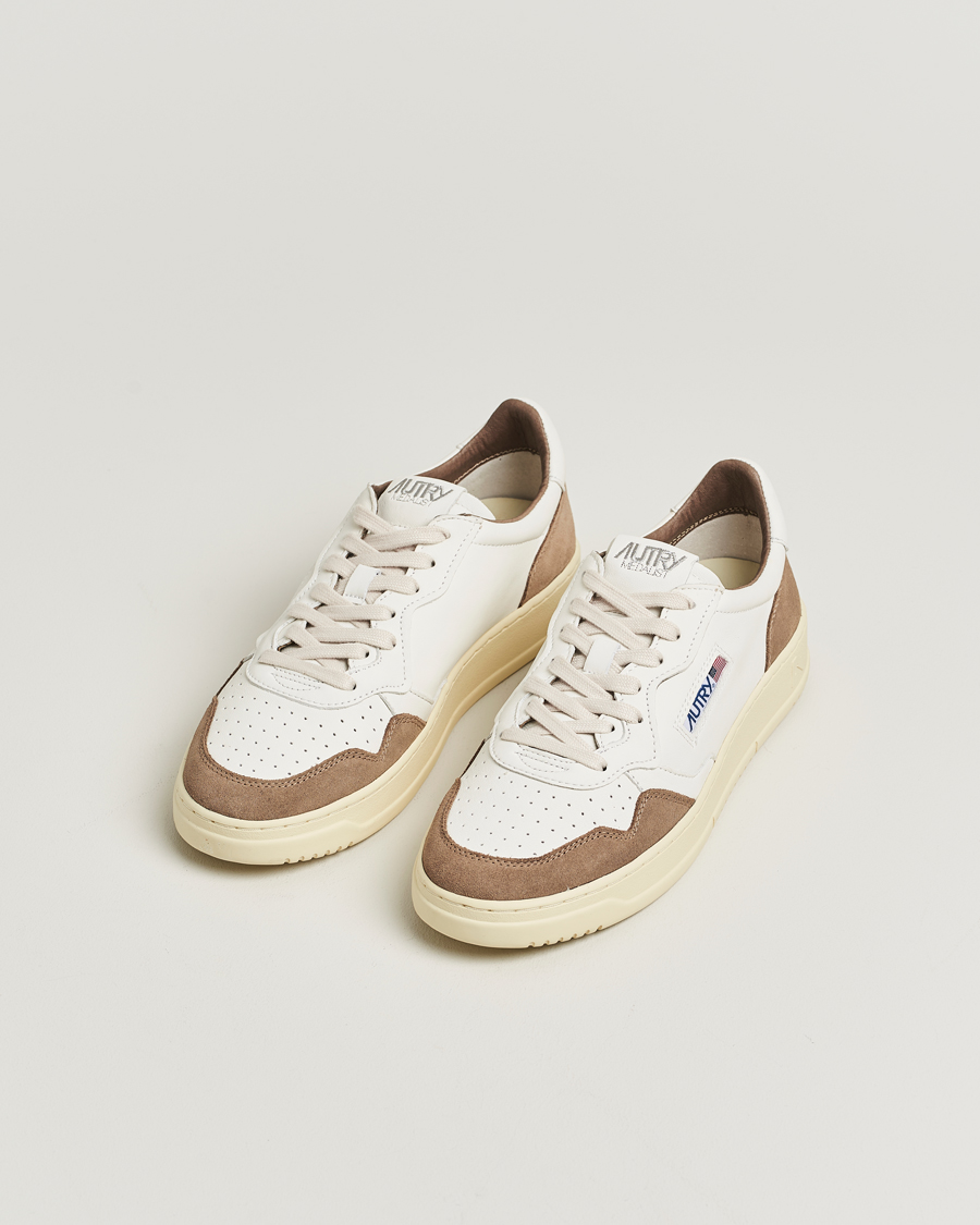 Herre | Sneakers | Autry | Medalist Low Sneaker White/Tobacco