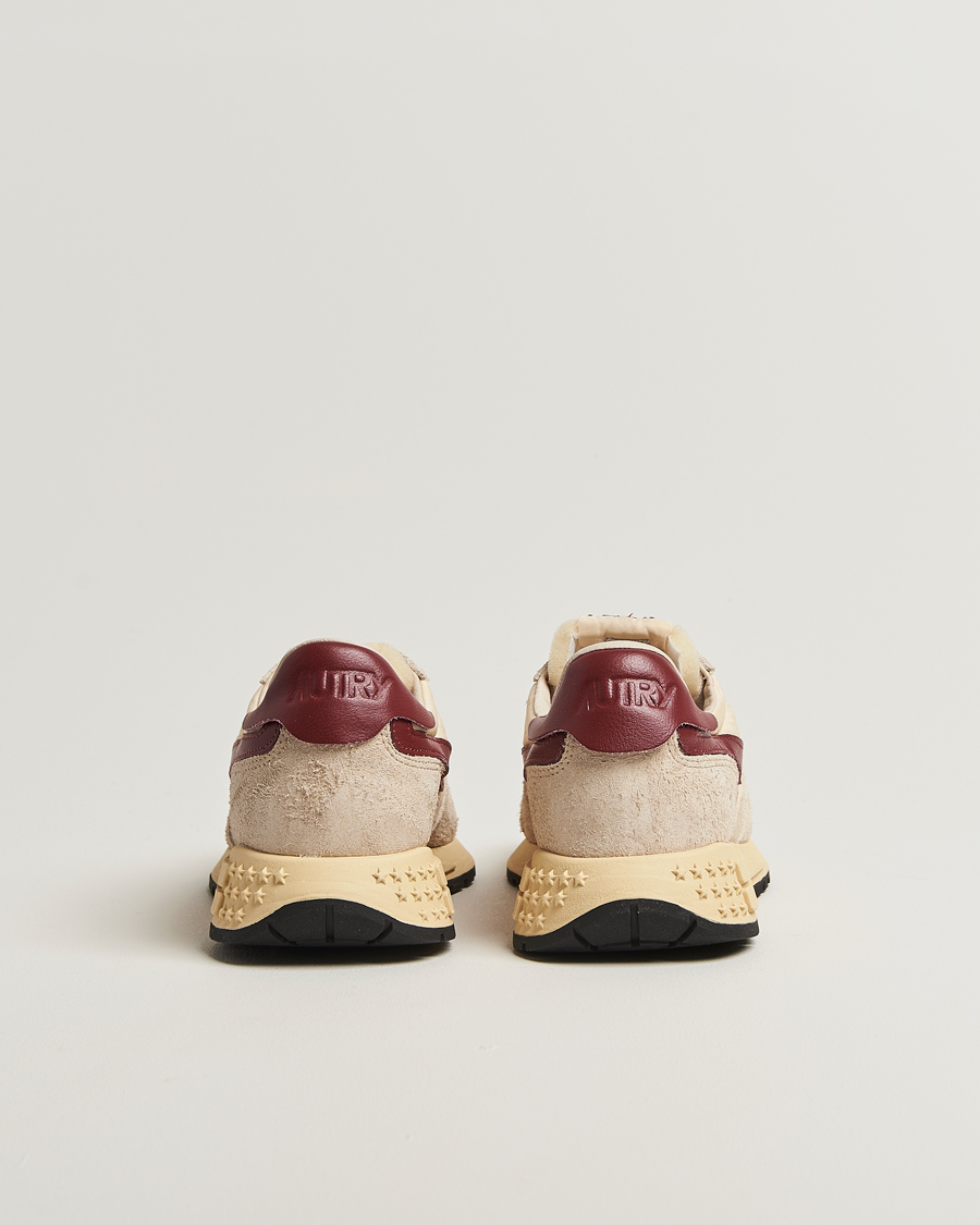 Herre | Sneakers | Autry | Reelwind Running Sneaker Ecru/Wine