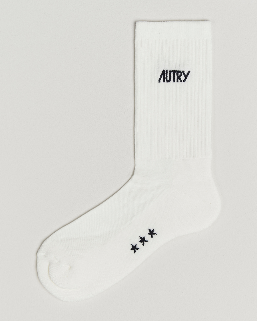 Herre | Undertøj | Autry | Logo Socks White