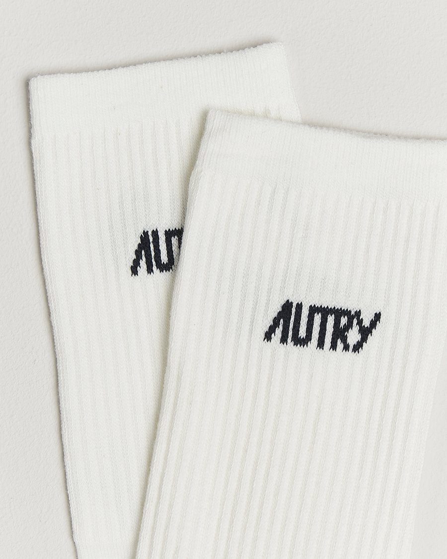 Herre | Undertøj | Autry | Logo Socks White
