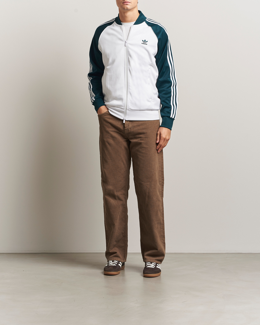Herre | Trøjer | adidas Originals | Classic Track Jacket White/Green