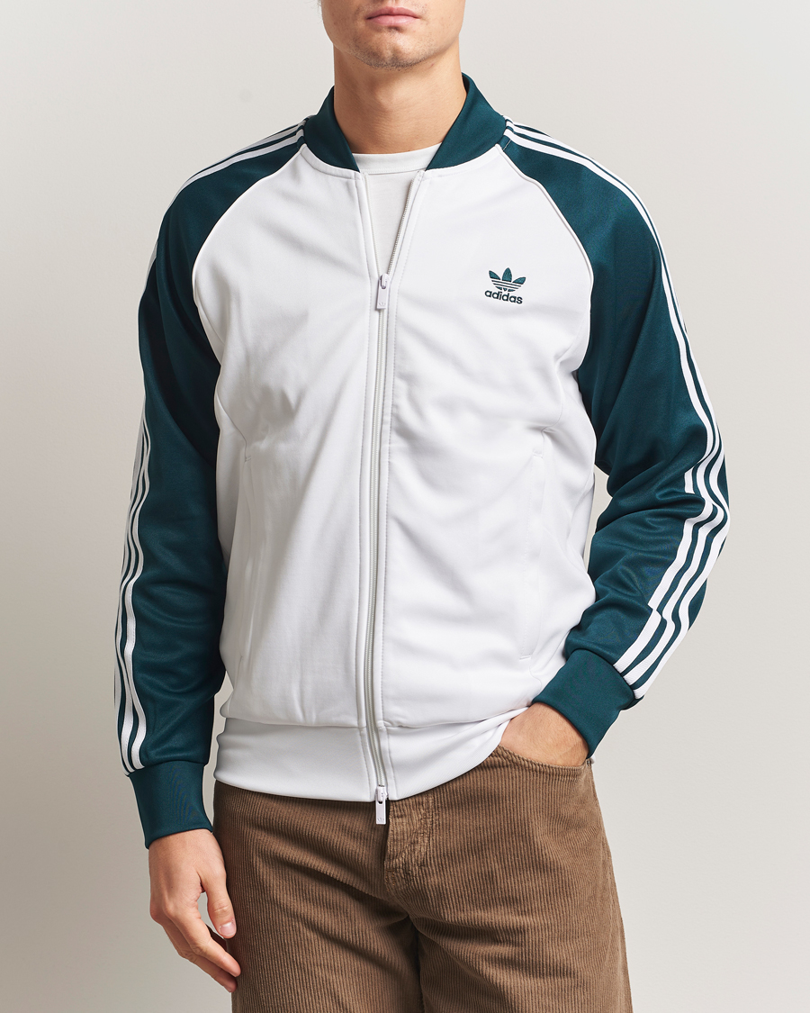 Herre | Trøjer | adidas Originals | Classic Track Jacket White/Green