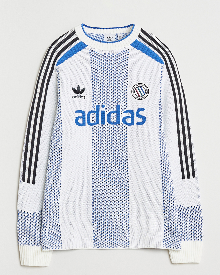 Herre | Trøjer | adidas Originals | Knitted Football Sweater White