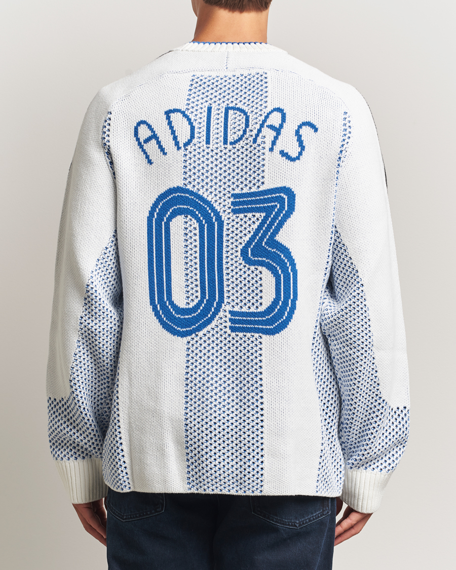 Herre | Trøjer | adidas Originals | Knitted Football Sweater White