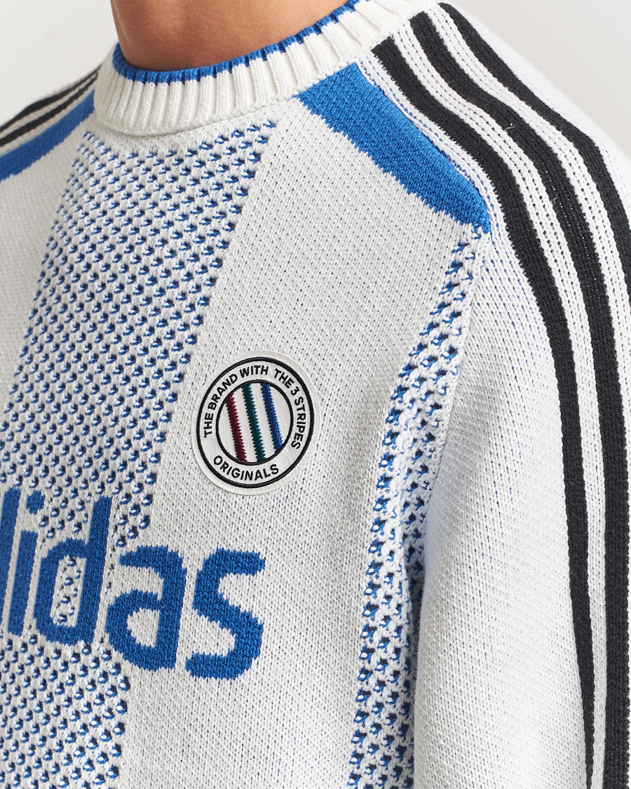 Herre | Trøjer | adidas Originals | Knitted Football Sweater White