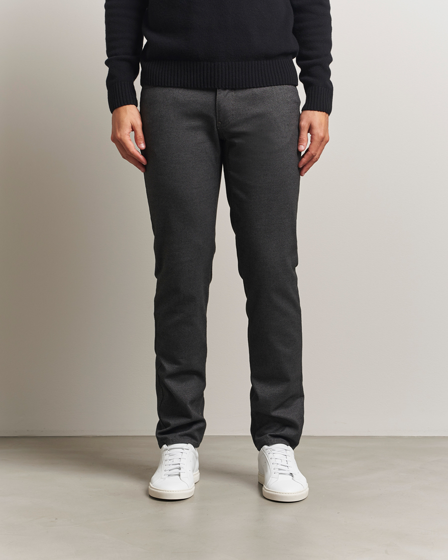 Herre | Bukser | Brax | Cadiz Woo.Look 5-Pocket Pants Elephant Grey