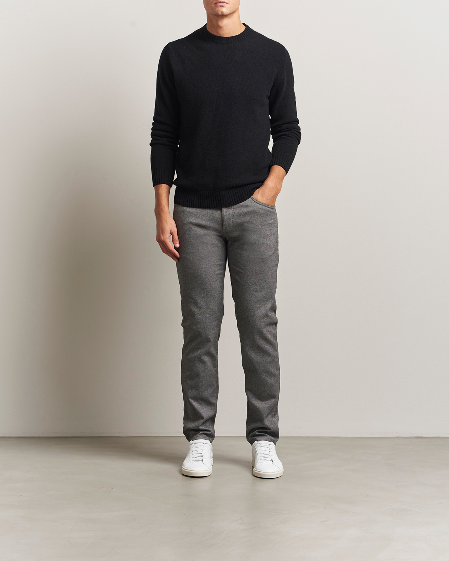 Herre | Bukser | Brax | Cadiz Woo.Look 5-Pocket Pants Graphit