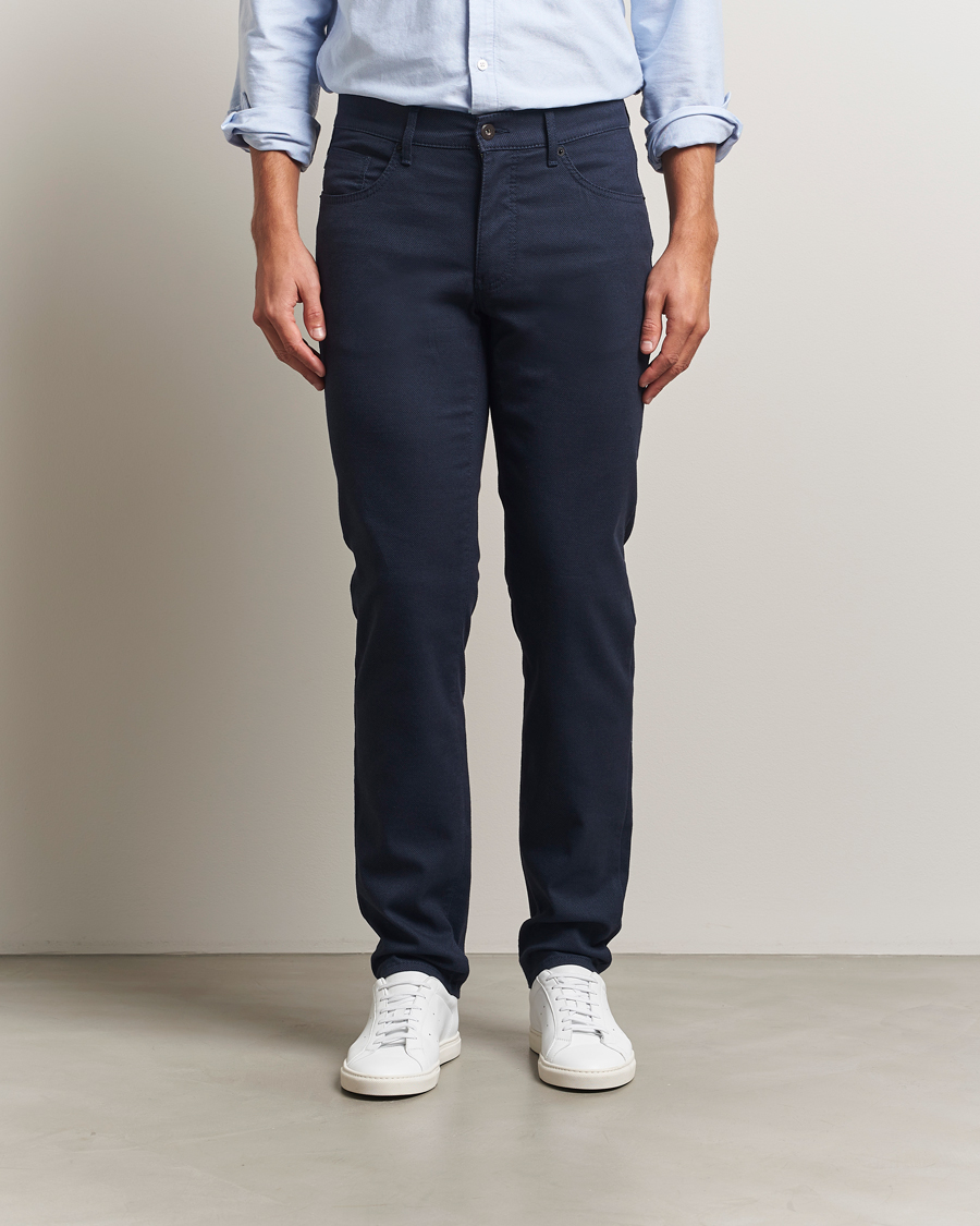 Herre | Bukser | Brax | Cadiz Woo.Look 5-Pocket Pants Universe Blue
