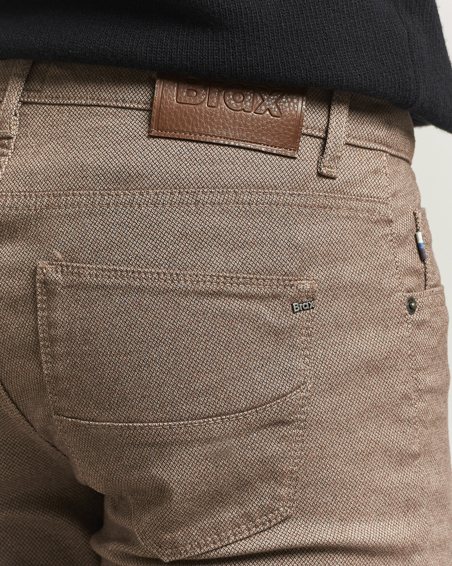 Herre | Bukser | Brax | Cadiz Woo.Look 5-Pocket Pants Camel