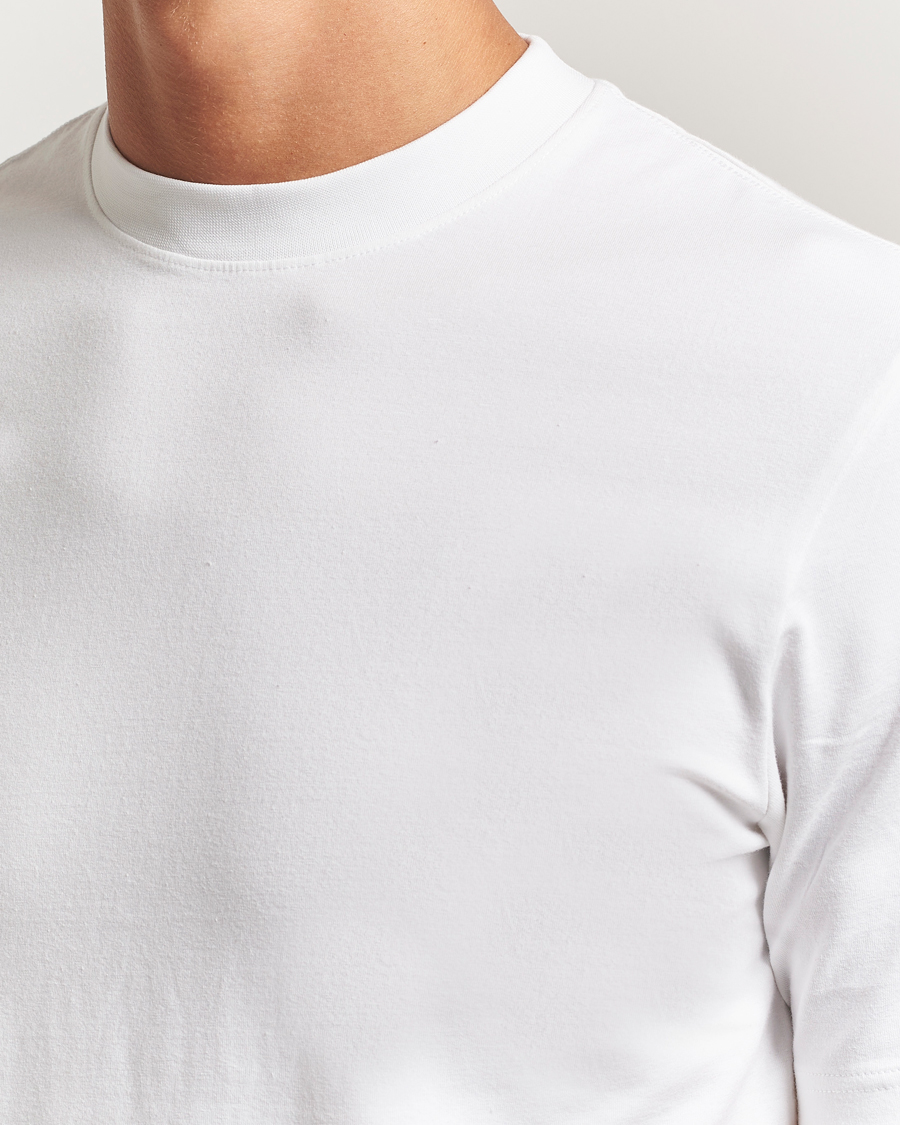 Herre | T-Shirts | Bread & Boxers | High Neck T-Shirt White