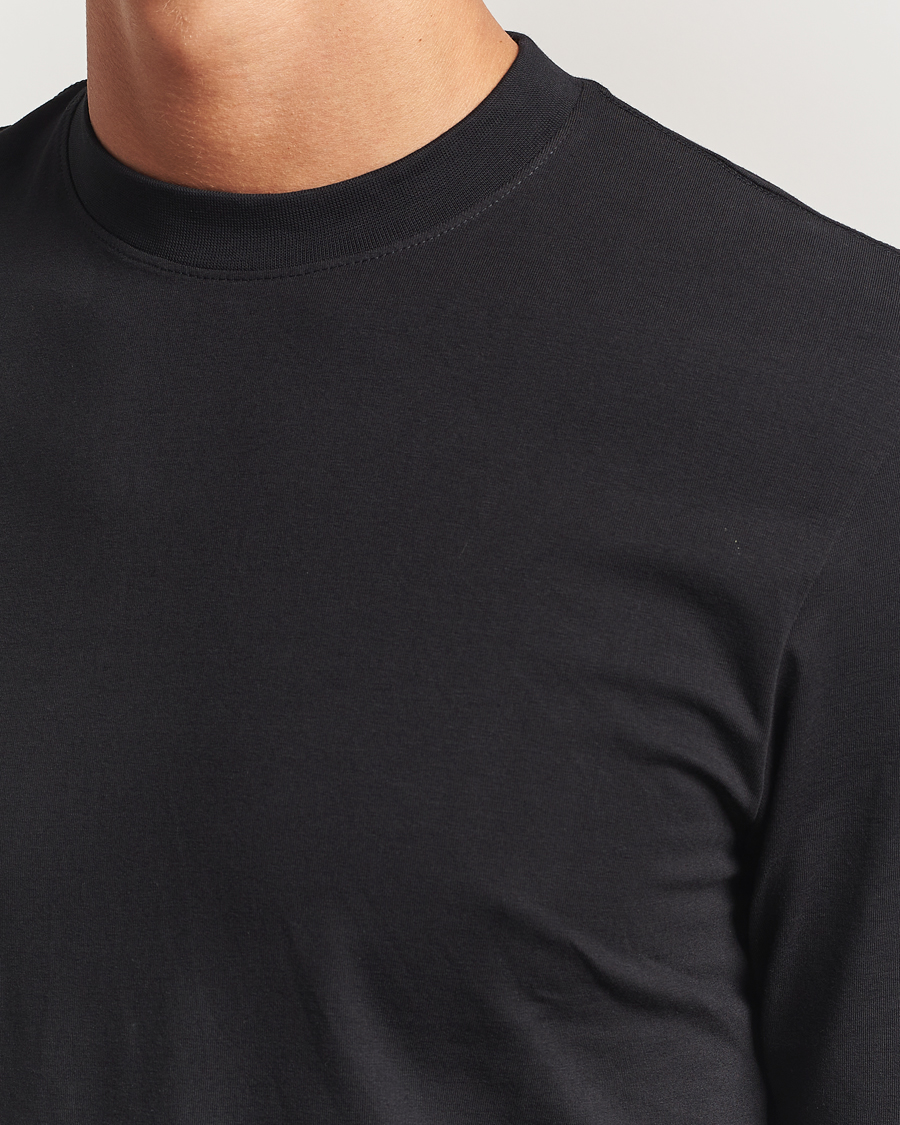 Herre | T-Shirts | Bread & Boxers | High Neck T-Shirt Black