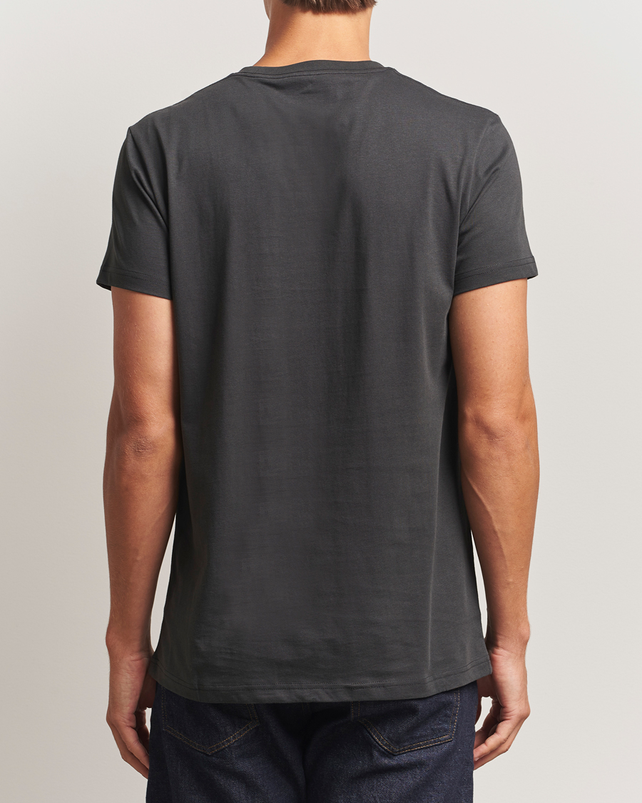 Herre | T-Shirts | Bread & Boxers | Crew Neck Regular T-Shirt Charcoal