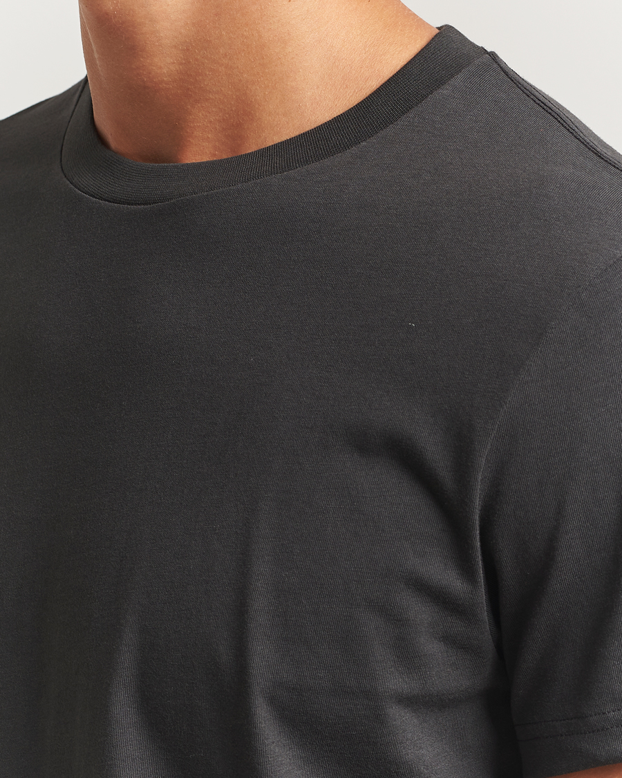 Herre | T-Shirts | Bread & Boxers | Crew Neck Regular T-Shirt Charcoal