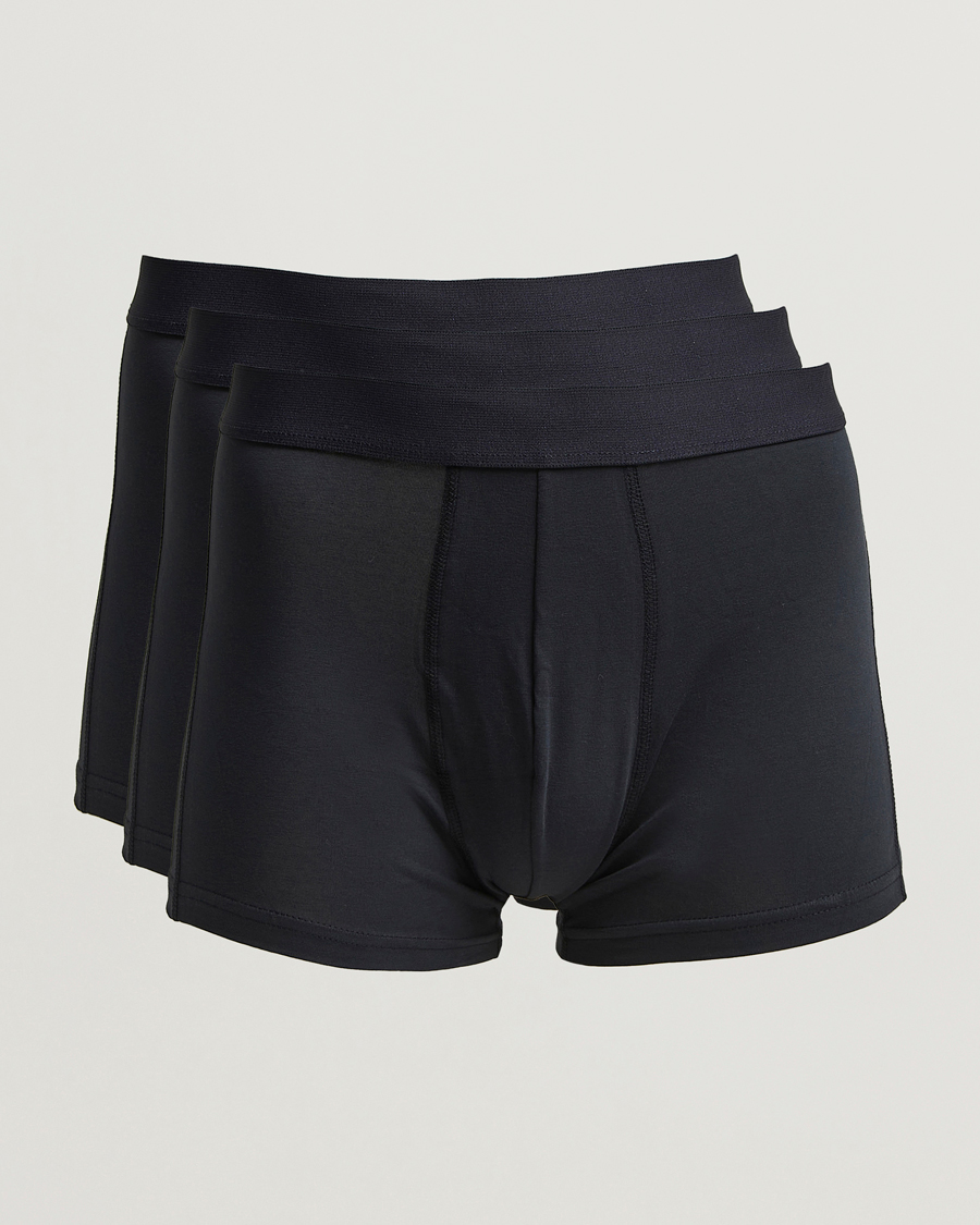Herre | Undertøj | Bread & Boxers | 3-Pack Trunk Dark Navy