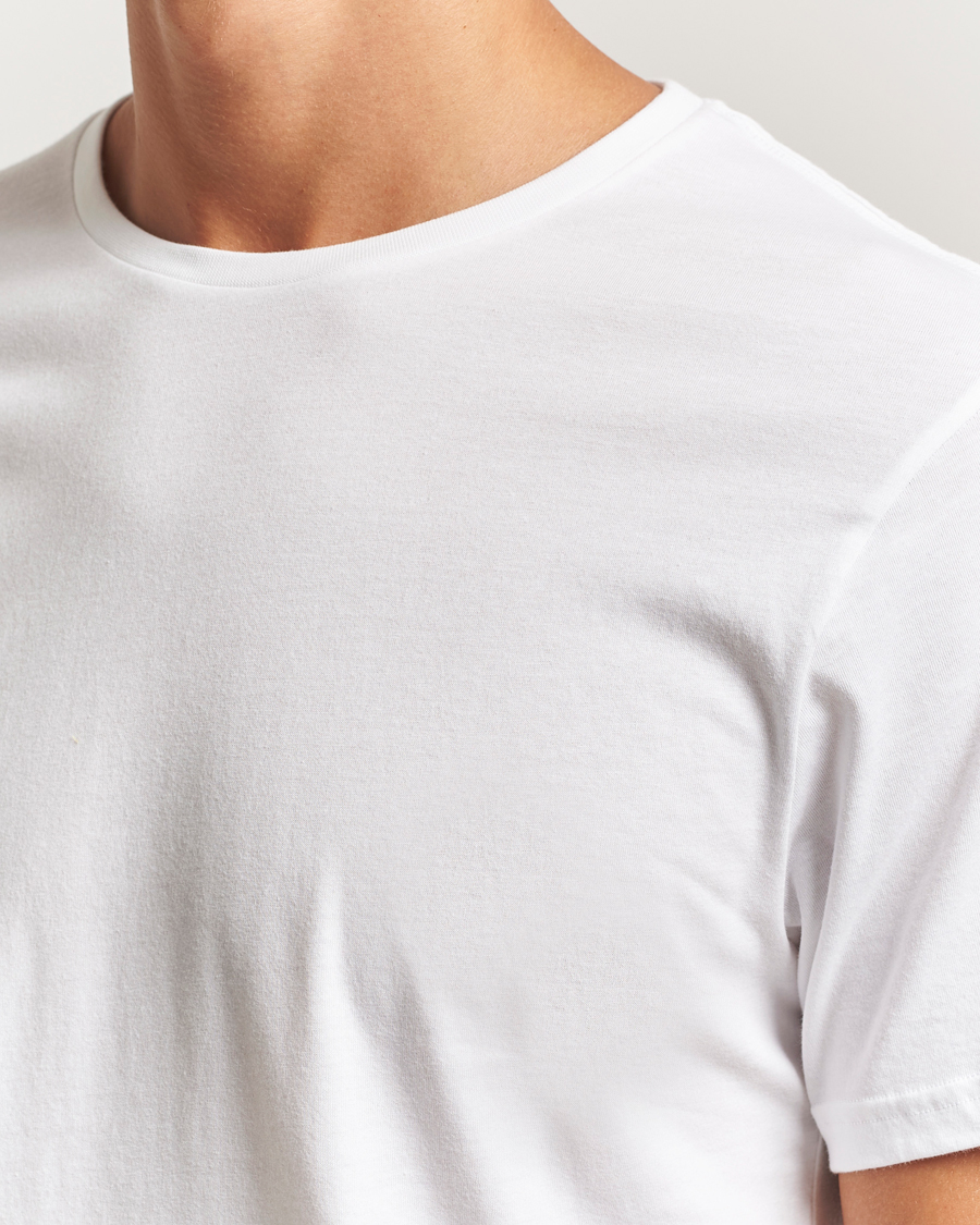 Herre | T-Shirts | Bread & Boxers | 2-Pack Lightweight Cotton T-Shirt White