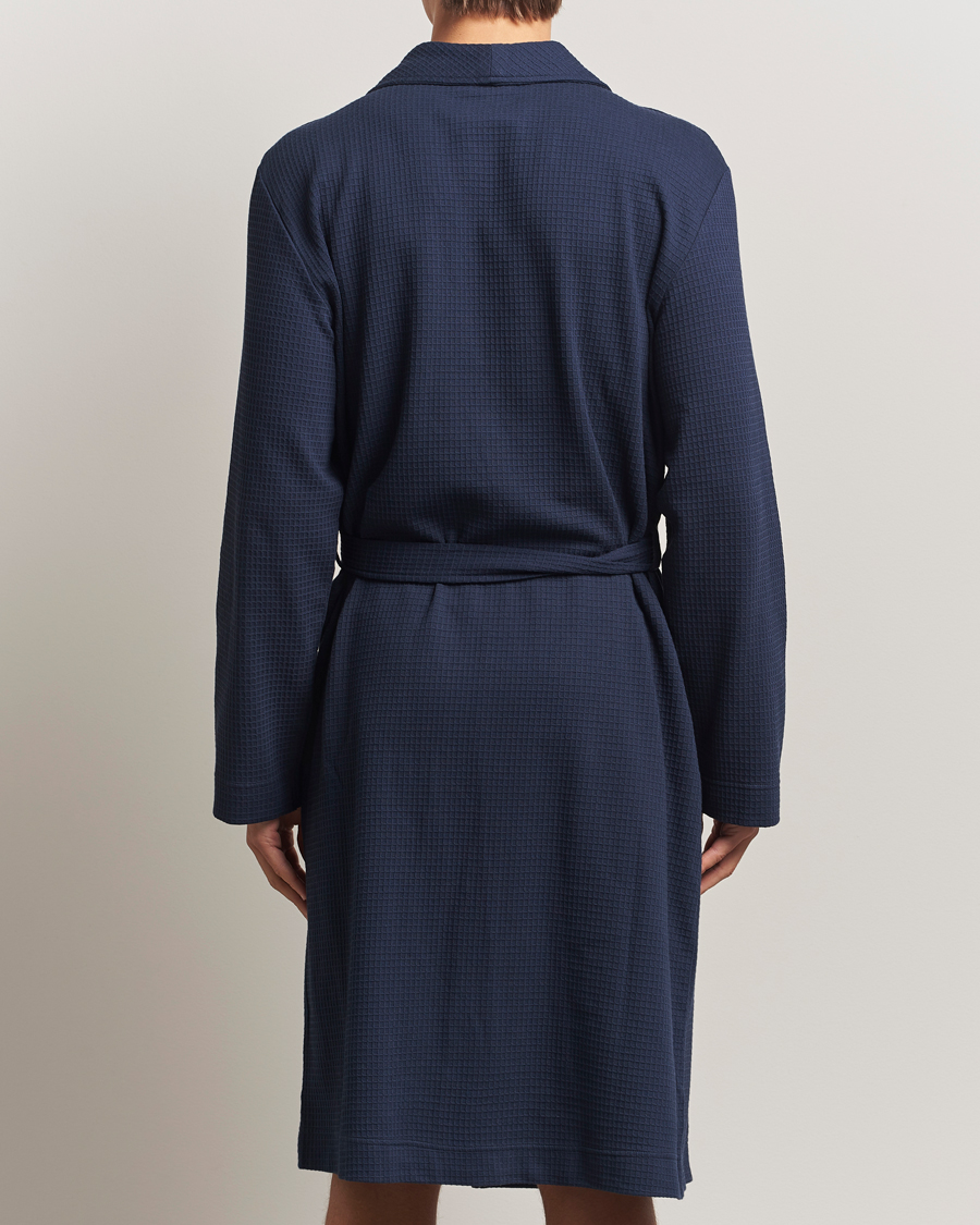 Herre | Pyjamas & Morgenkåber | Bread & Boxers | Waffle Robe Navy Blue