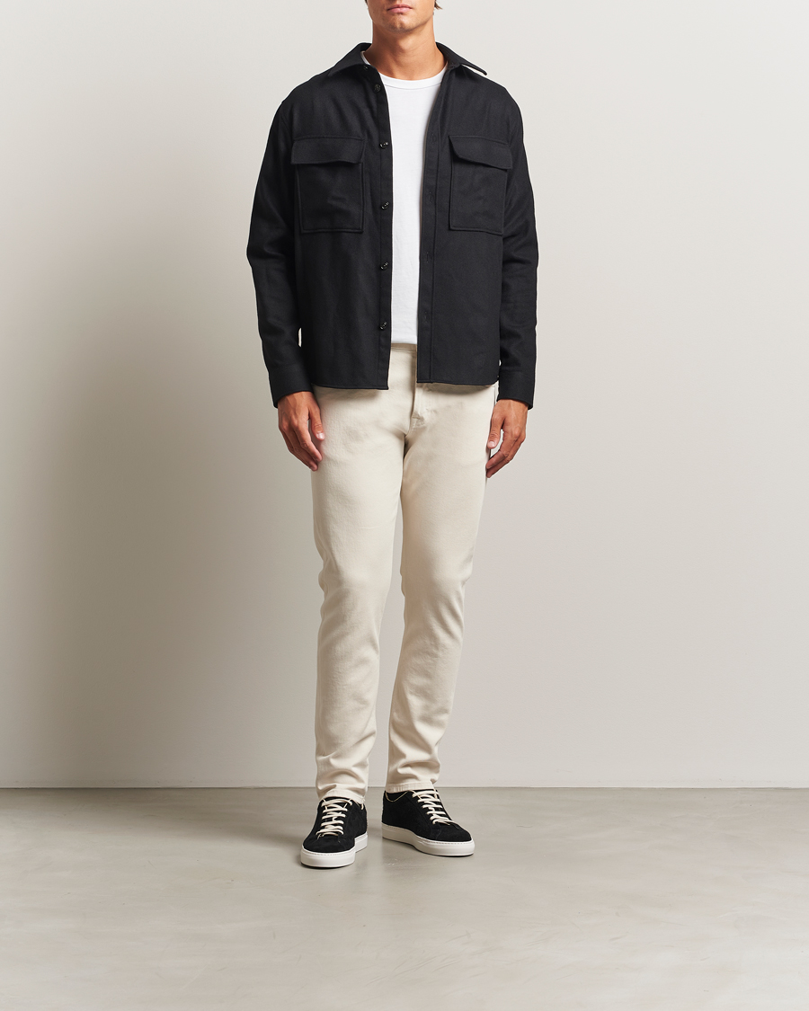 Herre | Bukser | Dondup | Icon Bullstretch 5-Pocket Pants Ecru